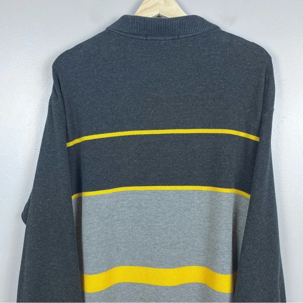 Polo Sport Ralph Lauren Men's Cotton Long Sleeve Striped Rugby Shirt Size XL